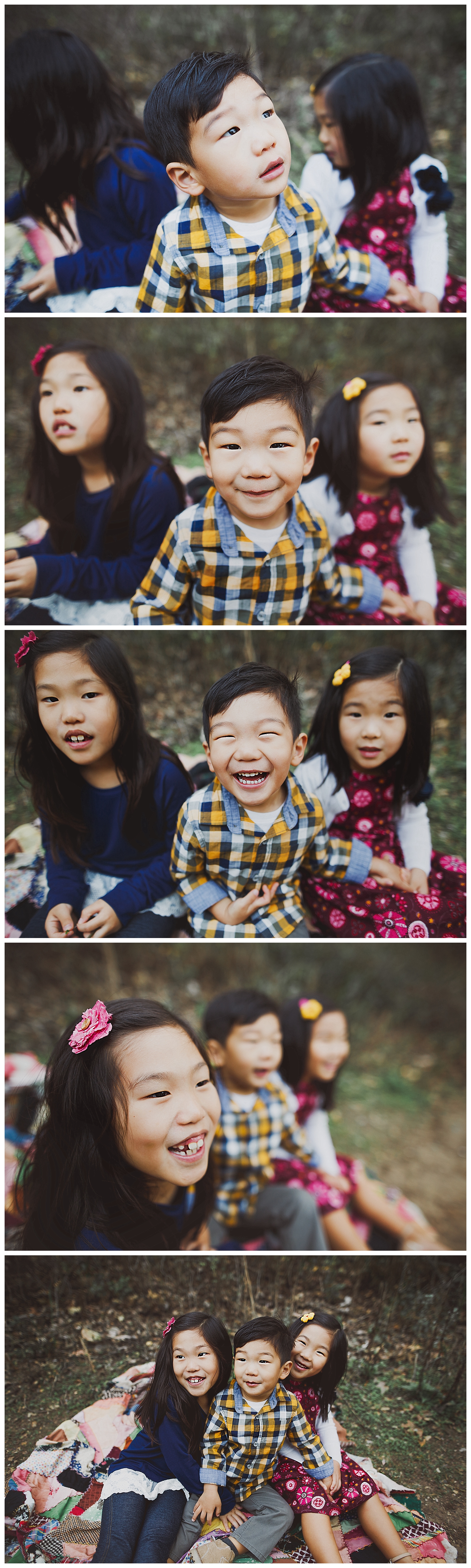 Moody woodsy family photography Orange PLAYFUL OC FAMILY SESSION